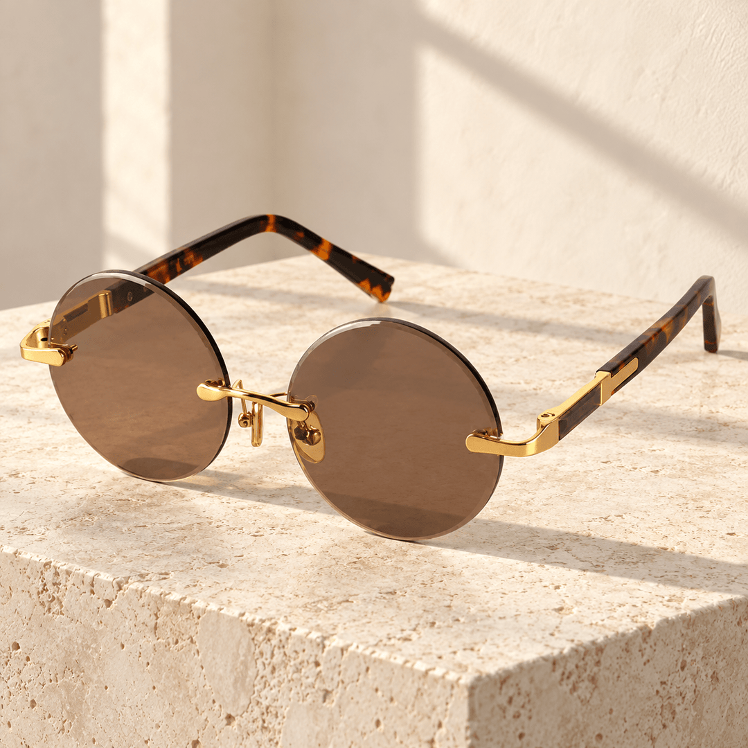 Isandro Round Metal Sunglasses product image 4