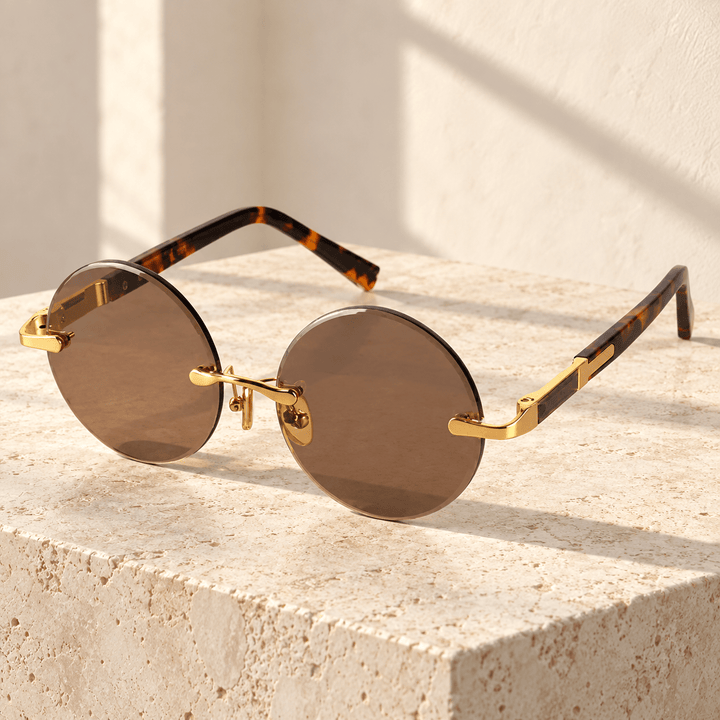 Isandro Round Metal Sunglasses product image 4