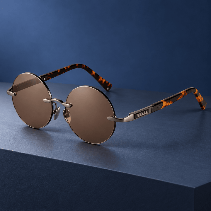 Isandro Round Metal Sunglasses product image 7