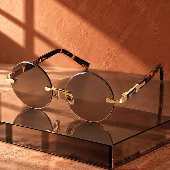 Isandro Round Metal Sunglasses product image 8