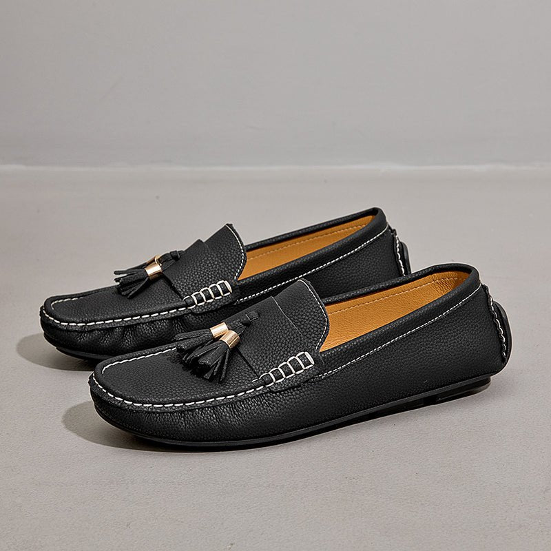 Italian Leather Loafers™ — Step Into Unforgettable Luxury and All - Day Confidence (Orange 14) - Shoes | Zavonix