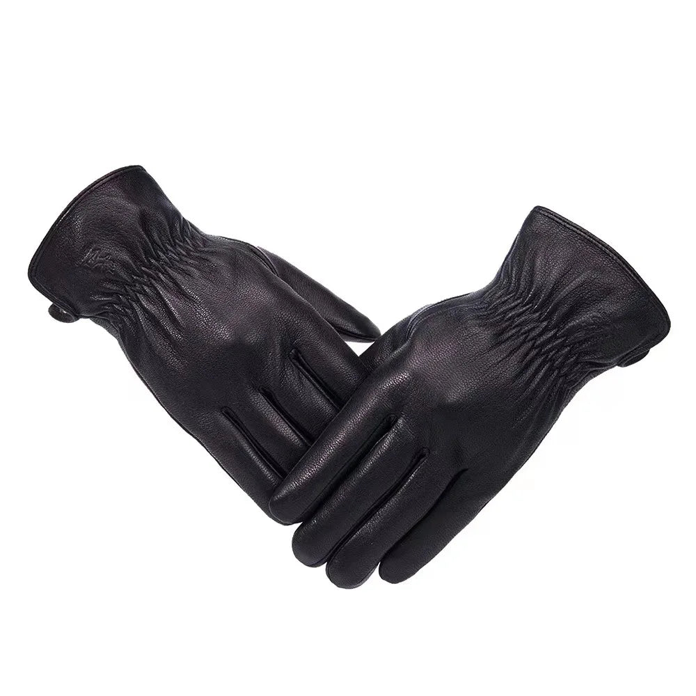 "Ivan" Premium Lambskin Leather Gloves (S ) - | Zavonix