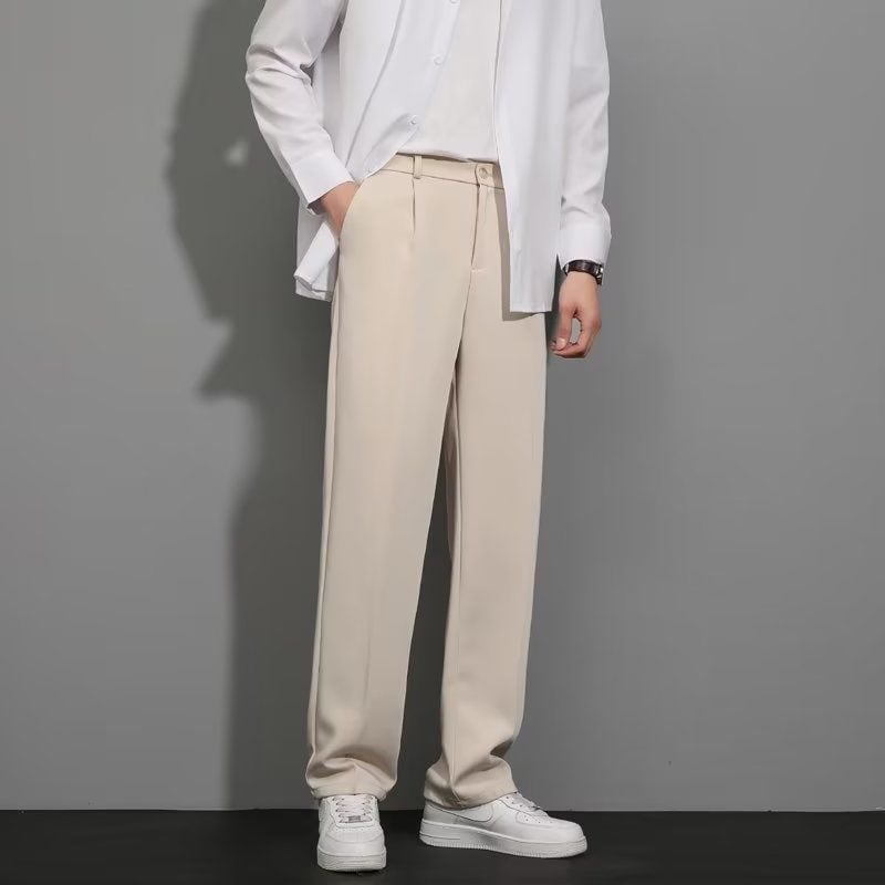 Ivara Breathable Stretch Elastic Waist Pants Product Image 01