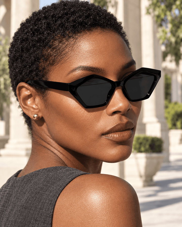 Ivara Cat-Eye Sunglasses Black image 6
