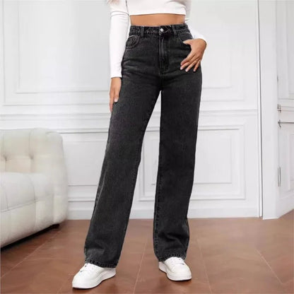 Jasmine Women's High Waist Jeans | Soft-Touch Denim, Relaxed Fit 5