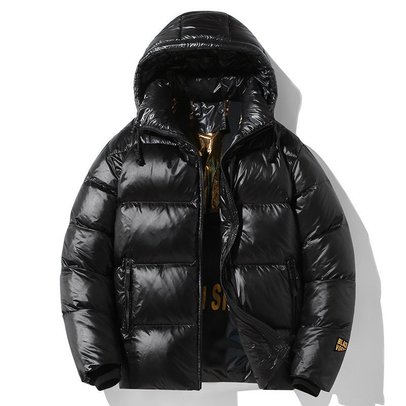 Jasper Men's Puffer Jacket | High-Shine Quilted Shell 0