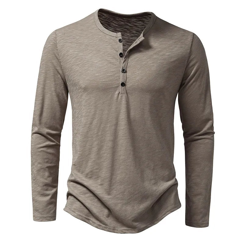 Jaxon Cotton Shirt (Khaki S) - | Zavonix