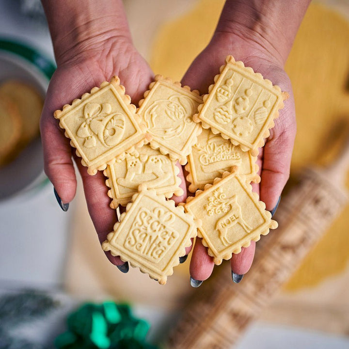 Joyeux Noel Embossed Rolling Pin™ — Turn Every Bake Into a Showstopping Masterpiece That Wows and Delights