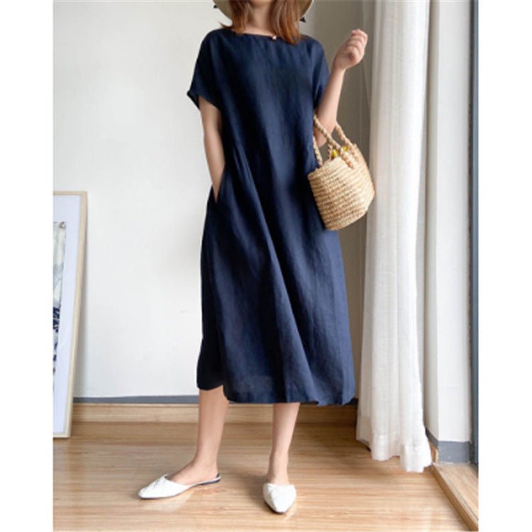 Juniper Linen Cotton Maxi Dress Product Image 03