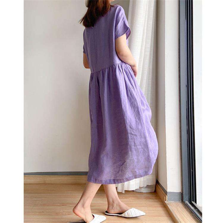 Juniper Linen Cotton Maxi Dress Product Image 04
