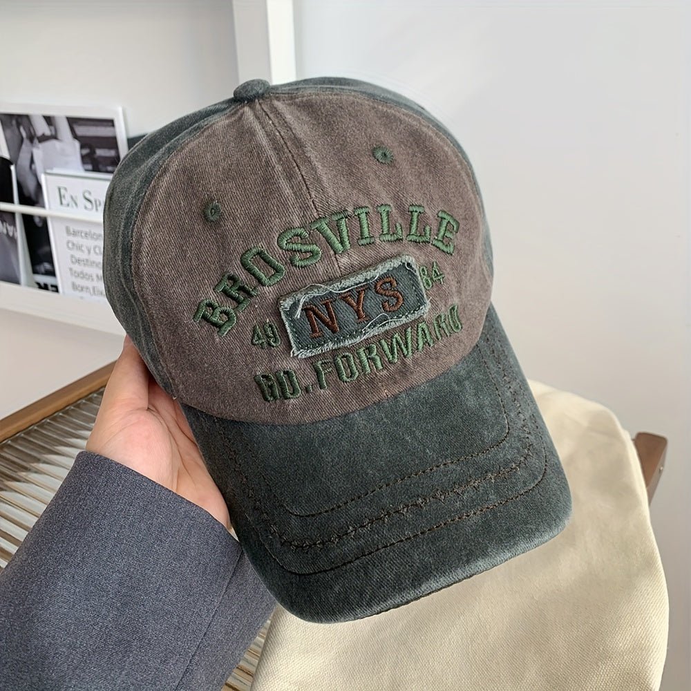Kaelen Sunshield Cap — Adjustable Embroidered Breathable Hat (Blackish Green ) - | Zavonix