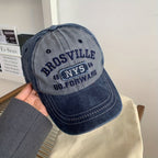 Kaelen Sunshield Cap — Adjustable Embroidered Breathable Hat (navy blue ) - | Zavonix