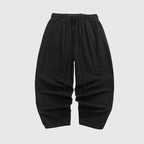 The Kaizo Wide - Leg Trousers (Beige S) - Loose - fit pants | Zavonix