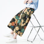 Kaito Botanico Wide Leg Pants (Green S) - Wide leg pants | Zavonix