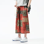Kaito Botanico Wide Leg Pants (Green S) - Wide leg pants | Zavonix