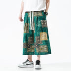 Kaito Botanico Wide Leg Pants (Green S) - Wide leg pants | Zavonix
