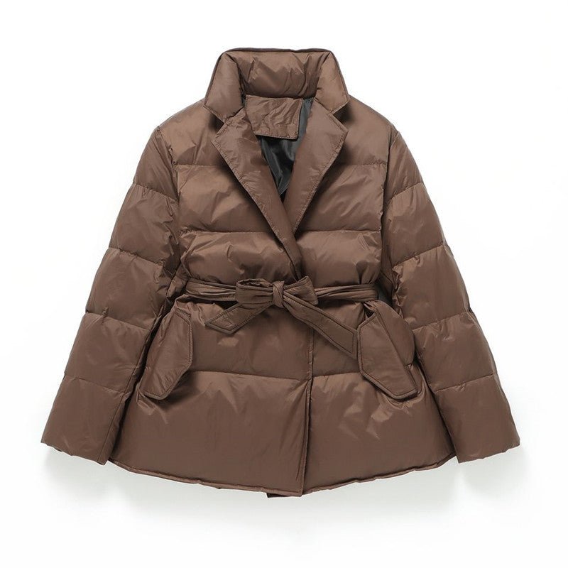 KATE QUILTED DOWN JACKET (Black XS) - | Zavonix