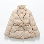 KATE QUILTED DOWN JACKET (Black XS) - | Zavonix