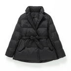 KATE QUILTED DOWN JACKET (Black XS) - | Zavonix