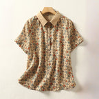 KATE LINEN SHIRT (XS ) - | Zavonix