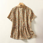 KATE LINEN SHIRT (XS ) - | Zavonix