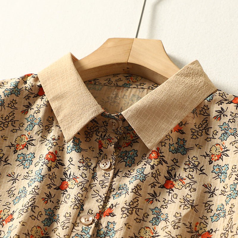 KATE LINEN SHIRT (XS ) - | Zavonix