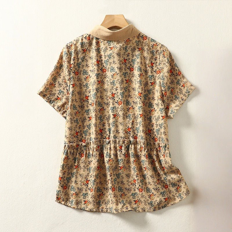 KATE LINEN SHIRT (XS ) - | Zavonix