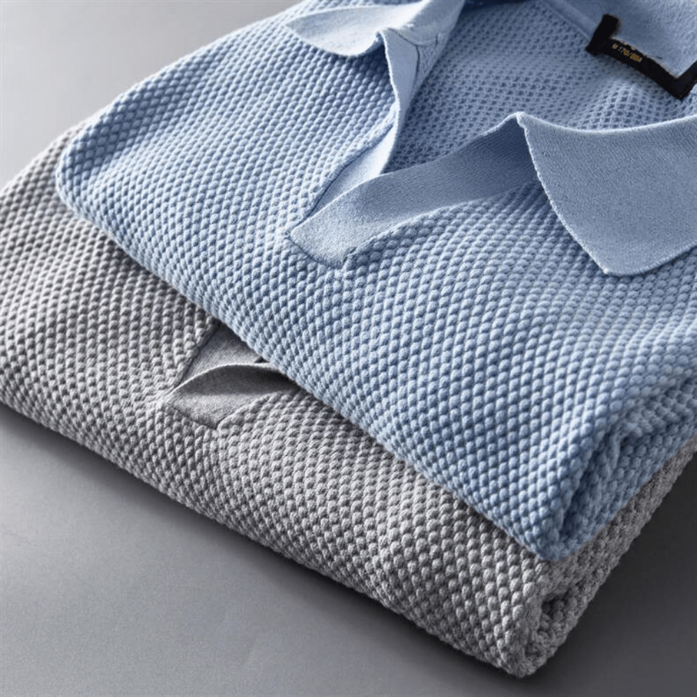 Kellen Knit Polo (Green XS) - | Zavonix