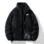 Kendall Quilted Velvet Corduroy Jacket (Navy S) - | Zavonix