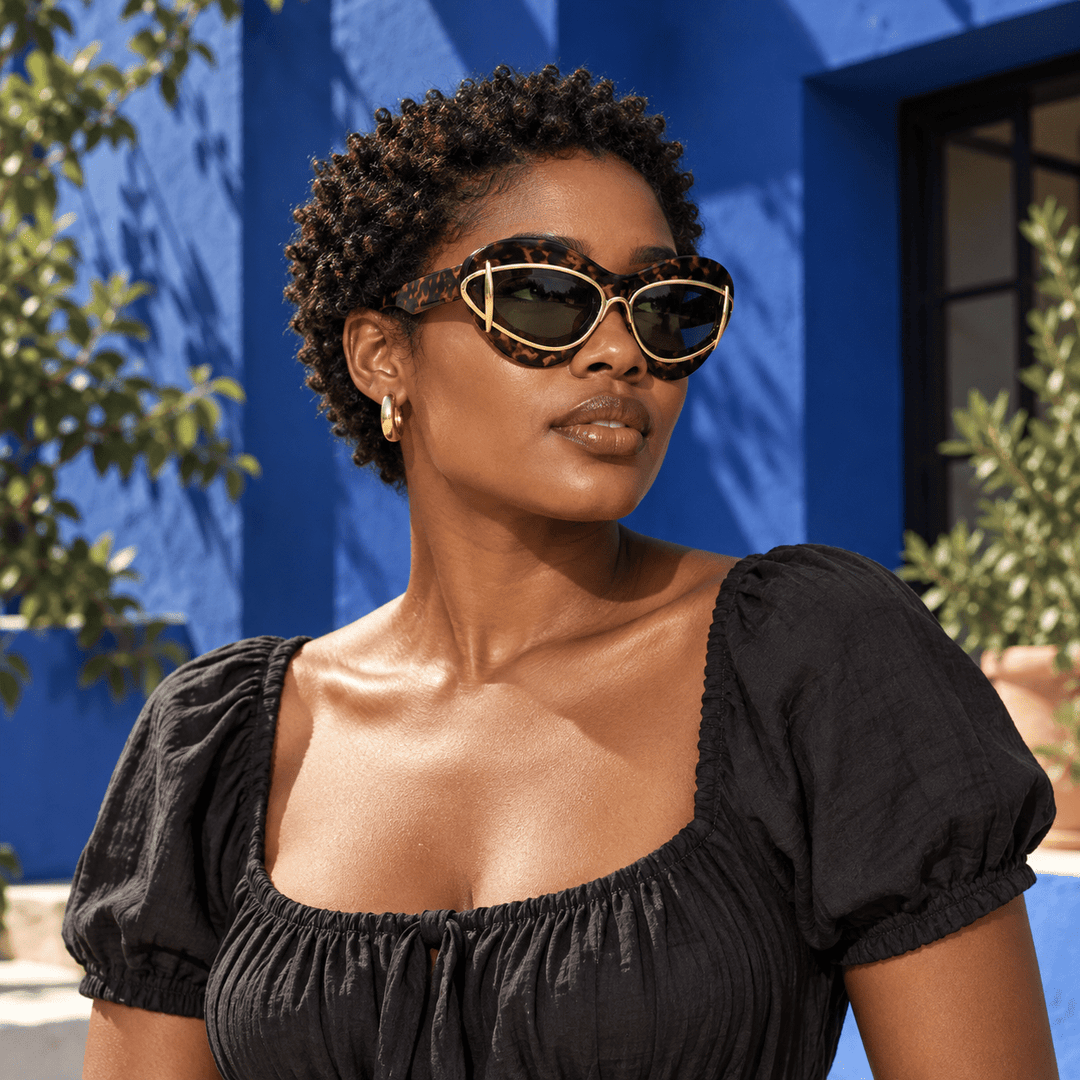 Kezuria Sculpted Cat-Eye Sunglasses product image 2