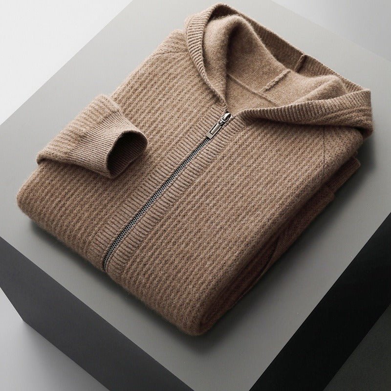 Lano Men's Hoodie | 100% Merino Wool, Lightweight Casual Style - 10