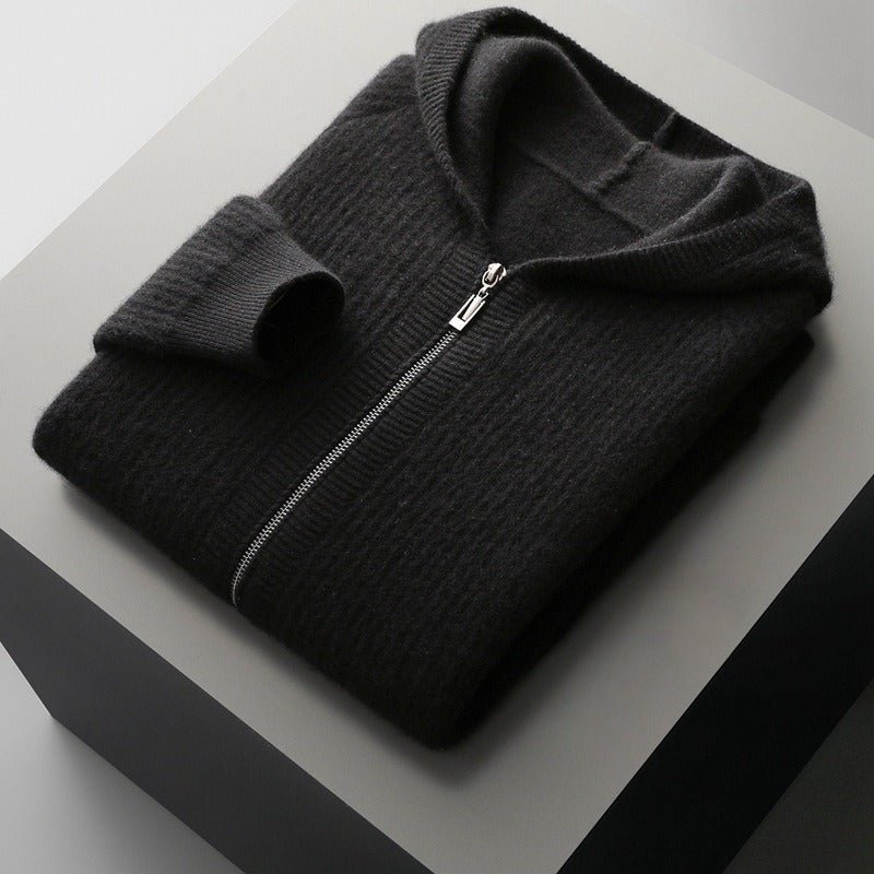 Lano Men's Hoodie | 100% Merino Wool, Lightweight Casual Style - 12