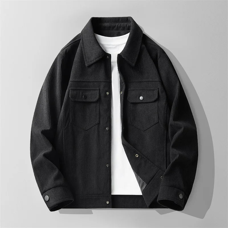 "Langford" Corduroy Coat (Beige XXS) - | Zavonix