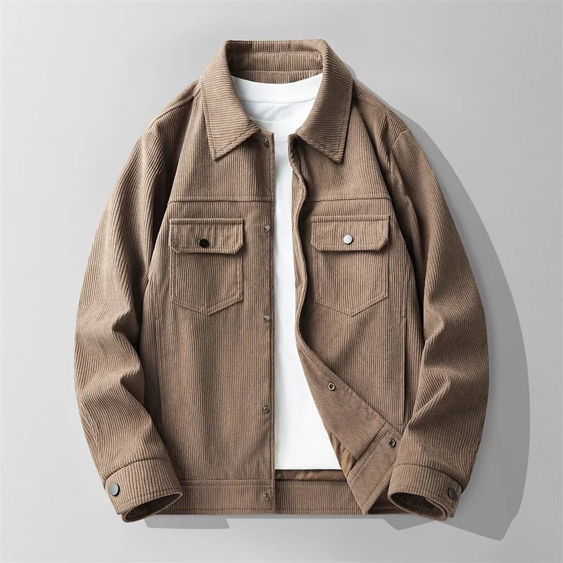 "Langford" Corduroy Coat (Beige XXS) - | Zavonix