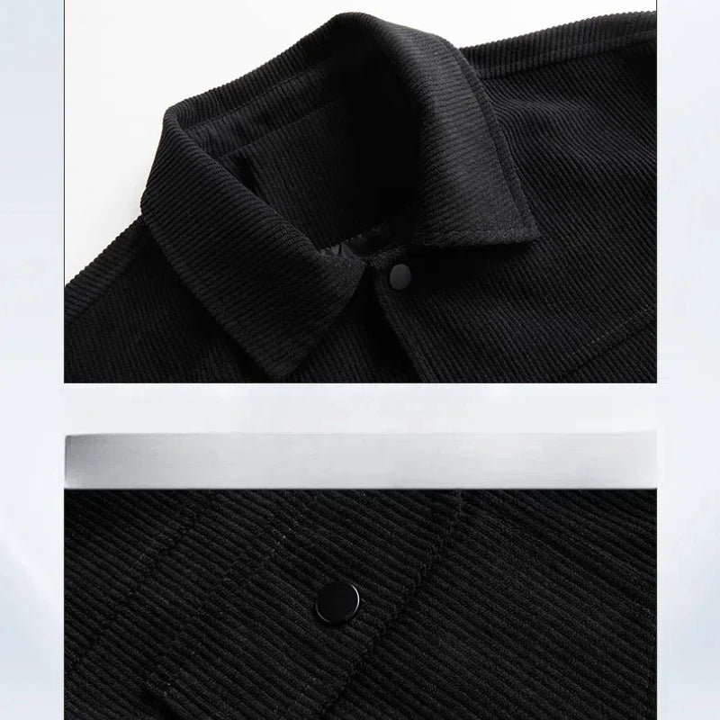 "Langford" Corduroy Coat (Coffee XXS) - | Zavonix