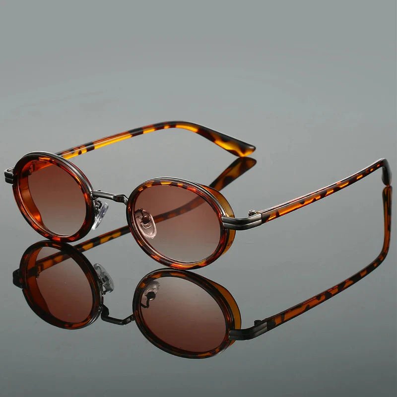 Lanoora — Premium Acetate Sunglasses with UV400 Protection (Golden ) - | Zavonix