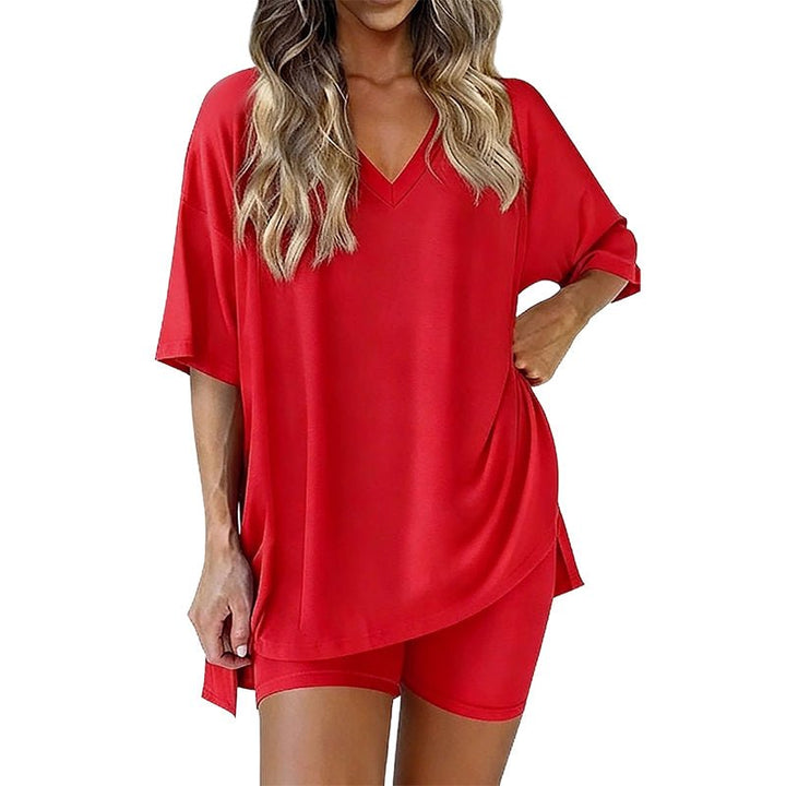 Lara Relaxed Tee High Waist Shorts Set Product Image 12