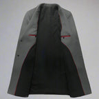 Larken Woolen Trench Coat — Tailored Warm Wool Coat for Cold Weather (Dark Grey XS) - | Zavonix