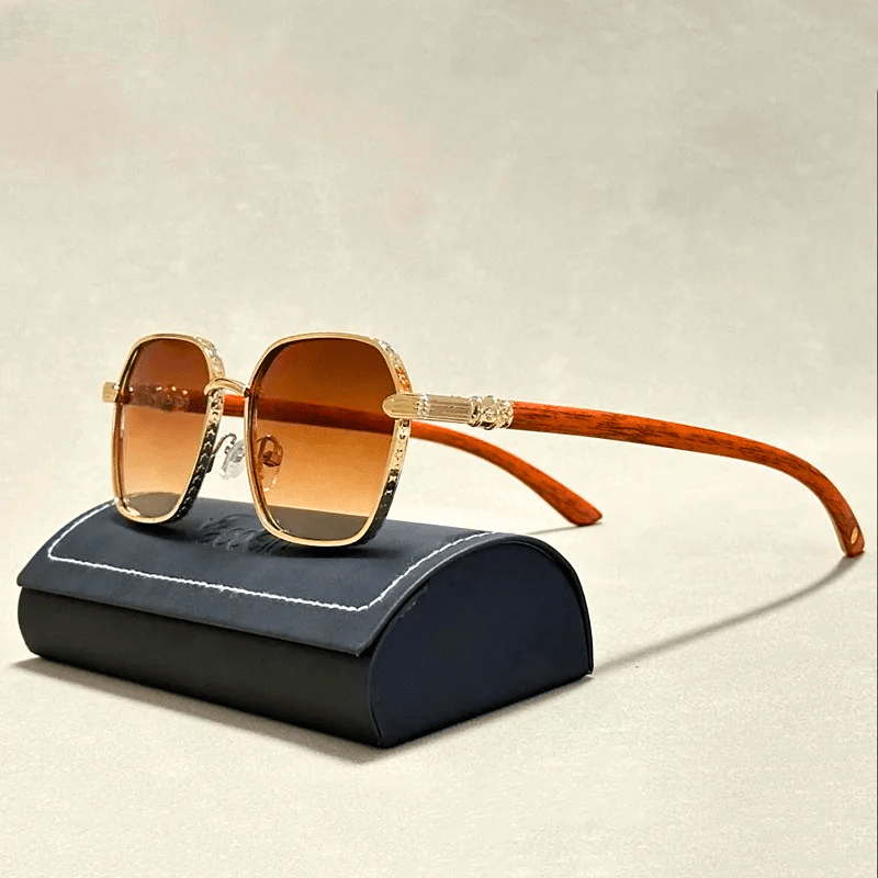 Larkey Miles — Stylish UV400 Sunglasses with Anti - Glare Lenses (Brown ) - | Zavonix
