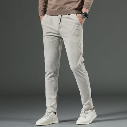 Larkford — Slim Fit Corduroy Pants with Stretch Comfort - Zavonix