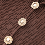 LARUEN™ KNIT DRESS (Beige XS) - | Zavonix