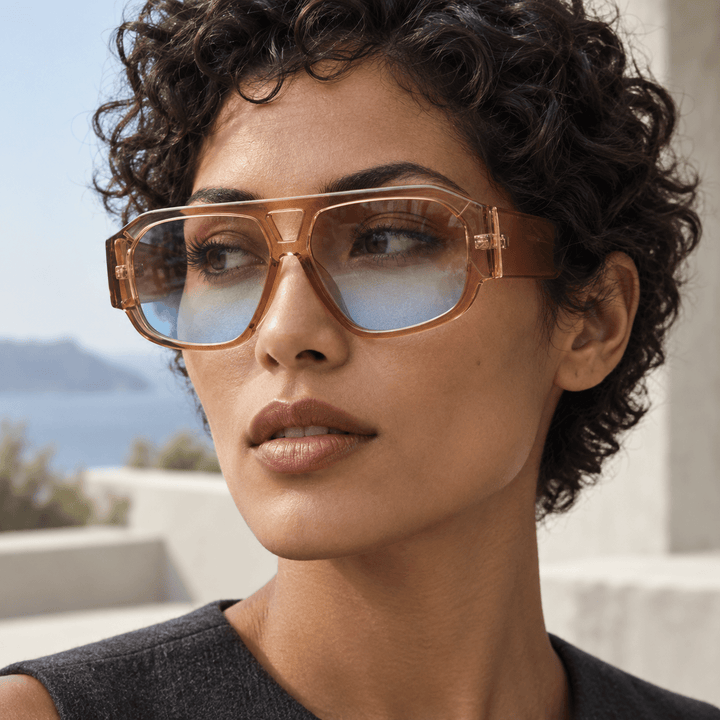 Leander Square Aviator Sunglasses image 6