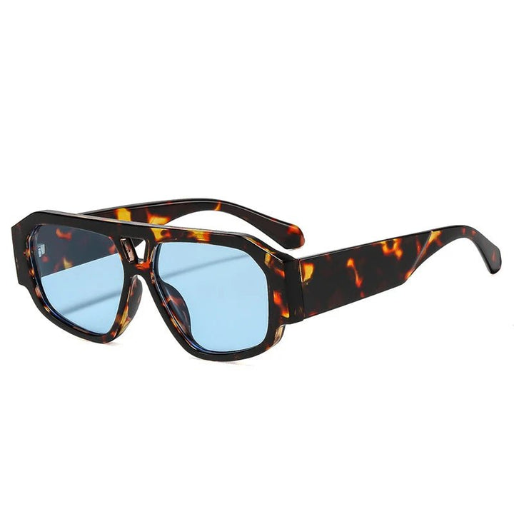 Leander Square Aviator Sunglasses image 7