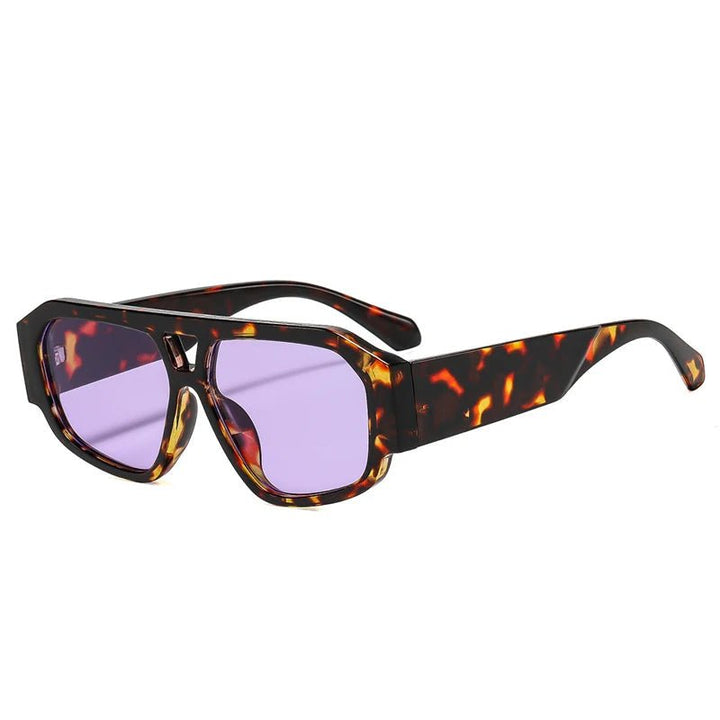 Leander Square Aviator Sunglasses image 9