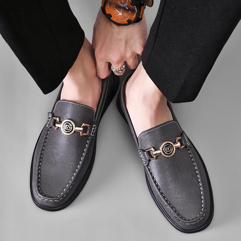 Leather Loafers™ — Command Respect with Every Step in Unstoppable Comfort and Style (White 46) - Shoes | Zavonix