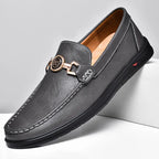 Leather Loafers™ — Command Respect with Every Step in Unstoppable Comfort and Style (Blue 46) - Shoes | Zavonix