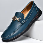 Leather Loafers™ — Command Respect with Every Step in Unstoppable Comfort and Style (White 46) - Shoes | Zavonix