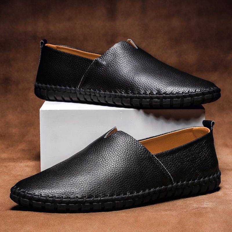 Leather Loafers™ — Ignite Instant Confidence and Unstoppable Style Every Step (Black 6) - Shoes | Zavonix