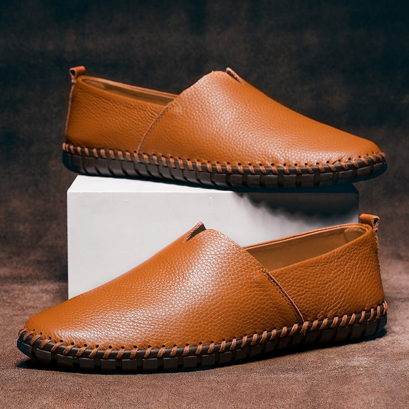 Leather Loafers™ — Ignite Instant Confidence and Unstoppable Style Every Step (Black 6) - Shoes | Zavonix