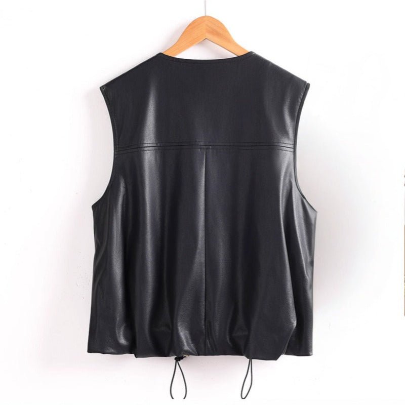 LEATHER TOP (XS ) - | Zavonix